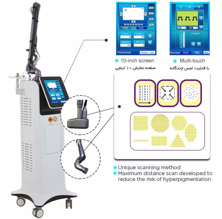 دستگاه لیزر CO2 فرکشنال Fractional CO2 Laser