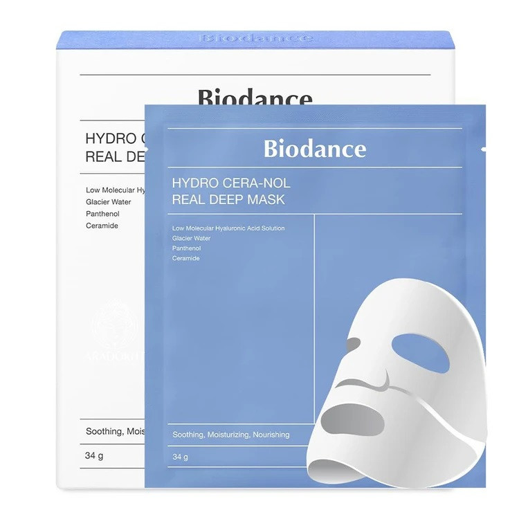 ماسک بایودنس ( آبرسان و تقویت کننده هیالورونیک)  Biodance Hydro Cera-nol Real Deep Mask